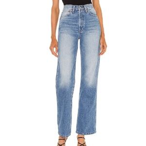 Brand New size 23 - RE/DONE  90's High-Rise Loose Jeans - Blue